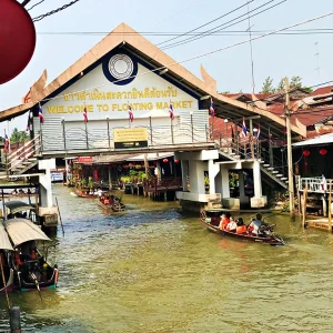 Mae Klong Railway Market & Damnoen Saduak Floating Market